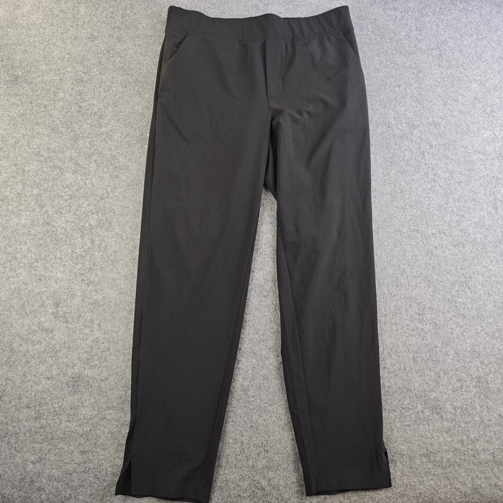 Athleta Brooklyn Ankle Pants Womens 8 Black Tapered Stretch Hiking Travel